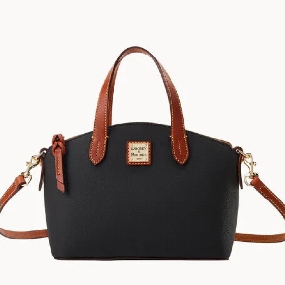 Dooney & Bourke Black Leather crossbody Bag - Picture 1 of 16